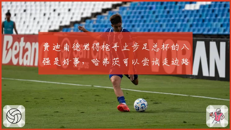 费迪南德觉得枪手止步足总杯的八强是好事,哈弗茨可以尝试走边路